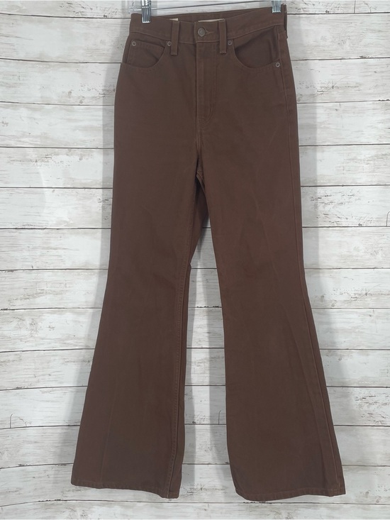 Levi's Denim - Levi's Premium 70s High Flare Jeans Rich Brown High Rise Size 24 Accent Pockets